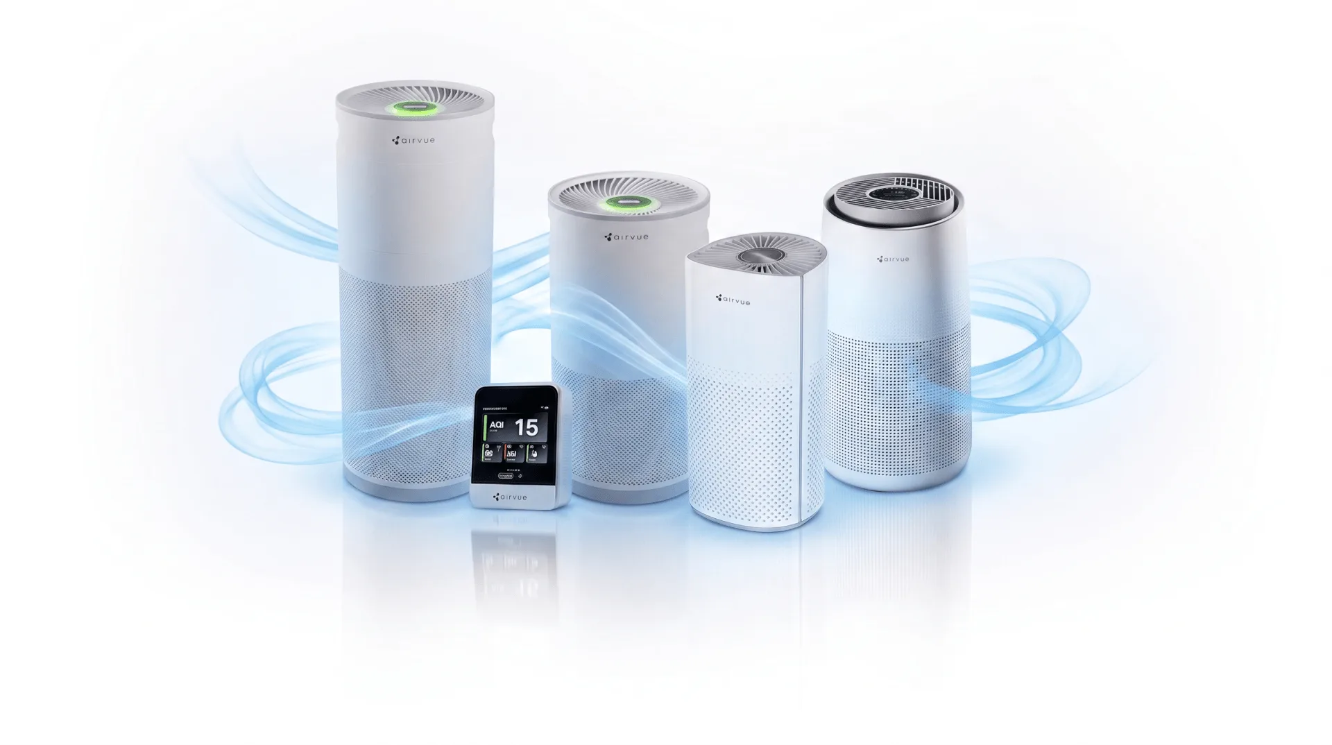 A smarter approach to indoor air — Nippo Airvue Purifier & Monitor Lineup
